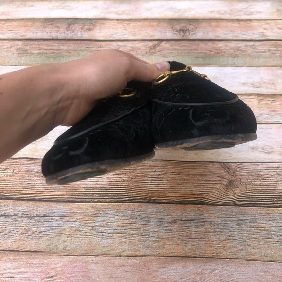 Gucci Jordaan GG Velvet Loafers - Picture 5 of 12